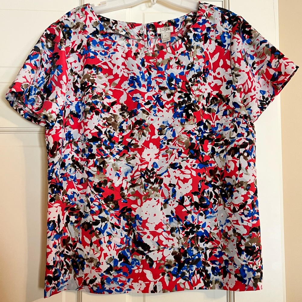 JCrew printed top